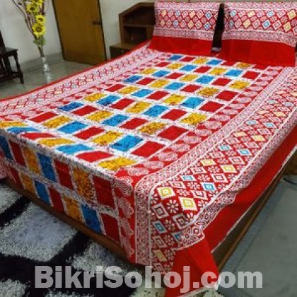 Double Size Cotton Bed Sheet Set Code:  DB-188